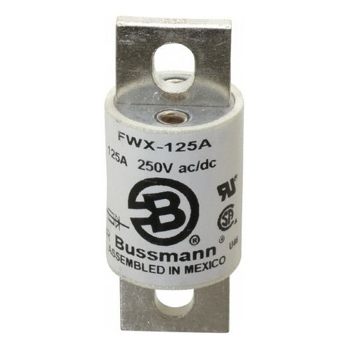 Main product image of Flush End Fast-Acting Fuse, 125 A, 3-1/8" Overall Length 200 (RMS) & 50 kA at DC