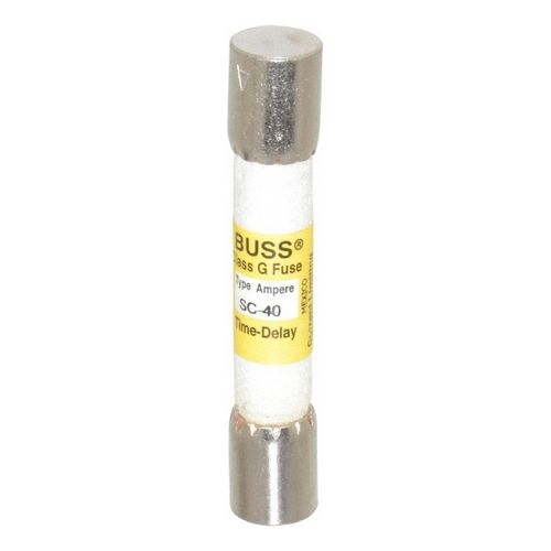 Main product image of Cartridge Time Delay Fuse, G, 40 A, 10.41 mm Diameter 10 kA at DC & 100 kA at AC (RMS)