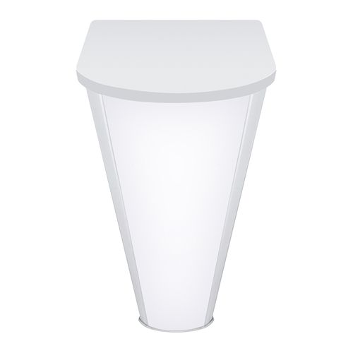 Main product image of Metalux 4' Narrow Wraparound LED Fixture, Selectable Lumens & CCT 3000/4000/5000K