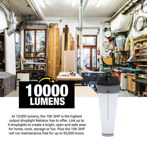 Main product image of Metalux SHP 4' Shop Light, 10,000 Lumens, 4000K