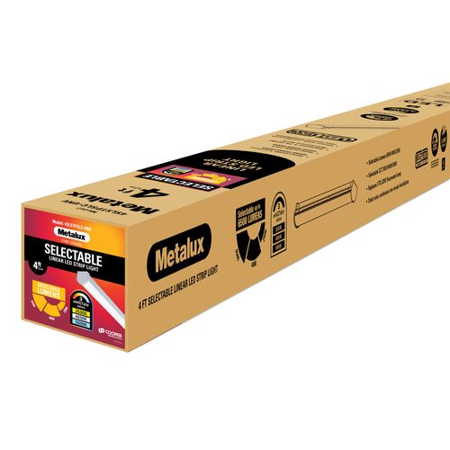 Main product image of Metalux SLSTP Slim Profile 4' Strip, Surface/Suspension Mount, Selectable Lumens & CCT 3500/4000/5000K, 18-48W