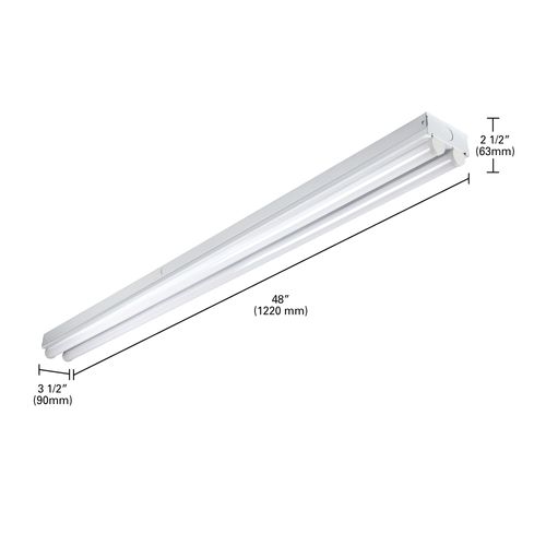 Main product image of Metalux ST 4' LED 1-Lamp Strip, Non-Dimmable, 1150 Lumens, 4000K, 39W