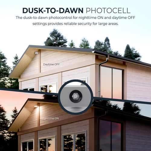 Main product image of HALO Area/Barn Light, 2000 Lumens, 19.5W (Gray)