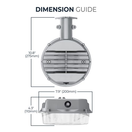 Main product image of HALO Area/Barn Light, 2000 Lumens, 19.5W (Gray)