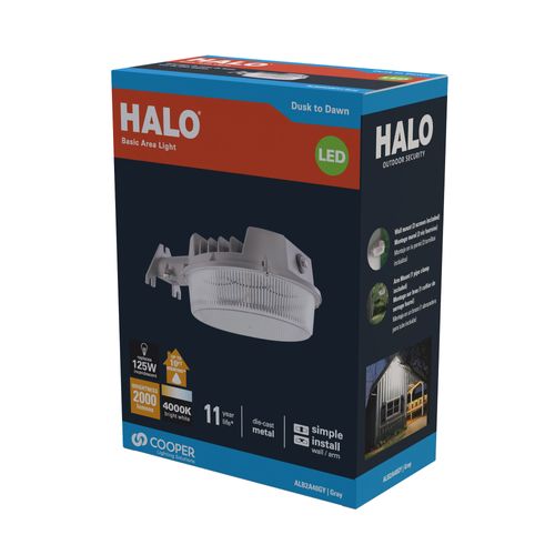 Main product image of HALO Area/Barn Light, 2000 Lumens, 19.5W (Gray)
