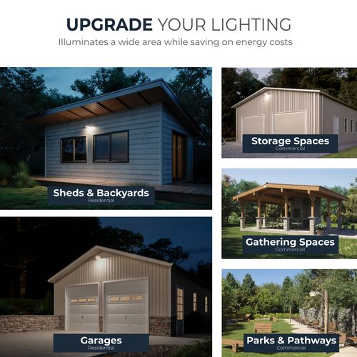 Main product image of HALO Area/Barn Light, 4000 Lumens, 40.7W (Gray)