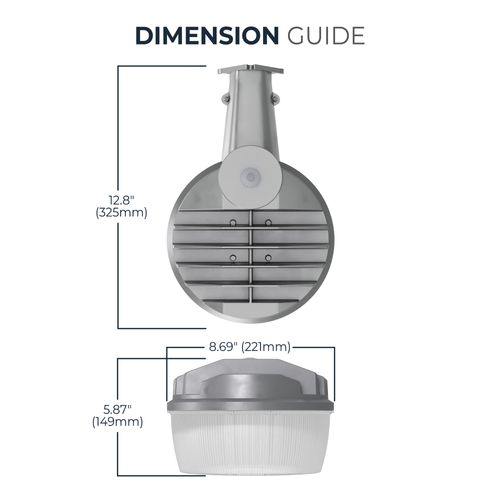 Main product image of HALO Area/Barn Light, 7000 Lumens, 52.2W (Gray)