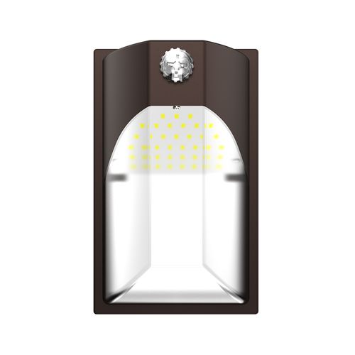 Main product image of HALO Entry Wall Pack, Dusk-to-Dawn, Selectable CCT, 3000/4000/5000K, 12W (Bronze)