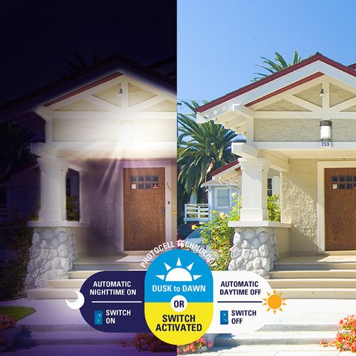Main product image of HALO Entry Wall Pack, Dusk-to-Dawn, Selectable CCT, 3000/4000/5000K, 12W (Bronze)