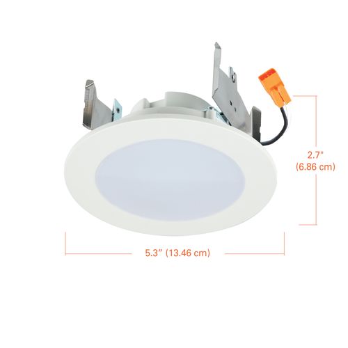 Main product image of HALO 4" HLBT Slim LED Trim, Selectable CCT, Selectable 5CCT, 2700/3000/3500/4000/5000K, 7.6W (Matte White)