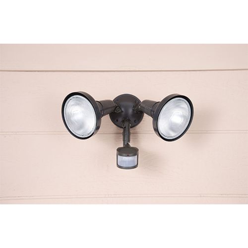 Main product image of HALO Twin-Head Flood for PAR38 with Motion (Bronze)