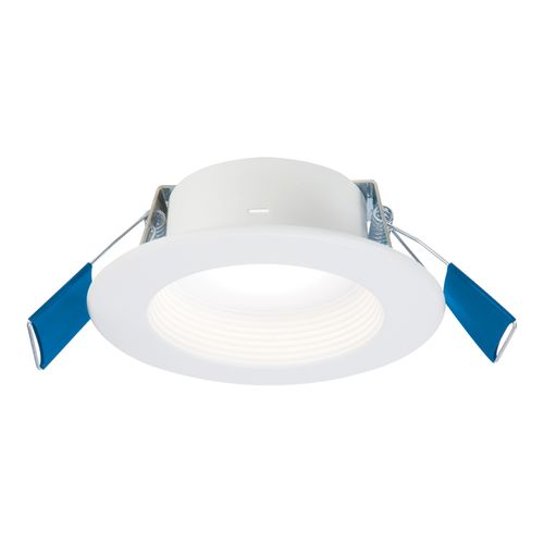 Main product image of HALO 4" RL Round Canless LED Downlight, Selectable 5CCT & Dim-To-Warm, 2700/3000/3500/4000/5000K, 11.5W (Matte White)