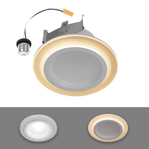 Main product image of HALO 4" RL Round LED Trim with Night Light & Dim-to-Warm, Selectable 5CCT, 2700/3000/3500/4000/5000K, 8.09W