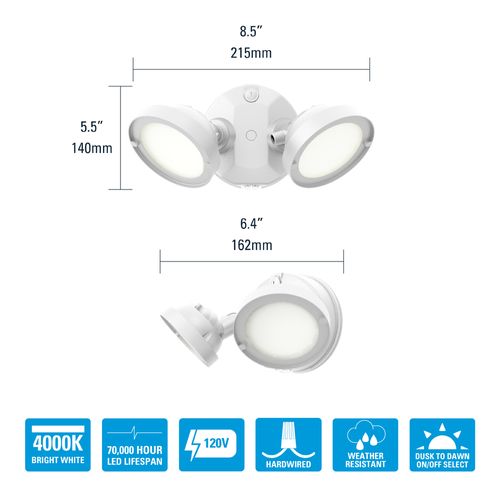Main product image of HALO Single-Head Square Floodlight, 21.6W (Bronze)