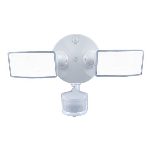 Main product image of HALO Twin-Head Square Floodlight with Motion Sensor, 20.9W (White)