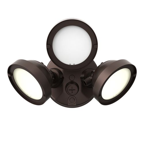 Main product image of HALO Triple-Head Round Floodlight, 26.7W (Bronze)
