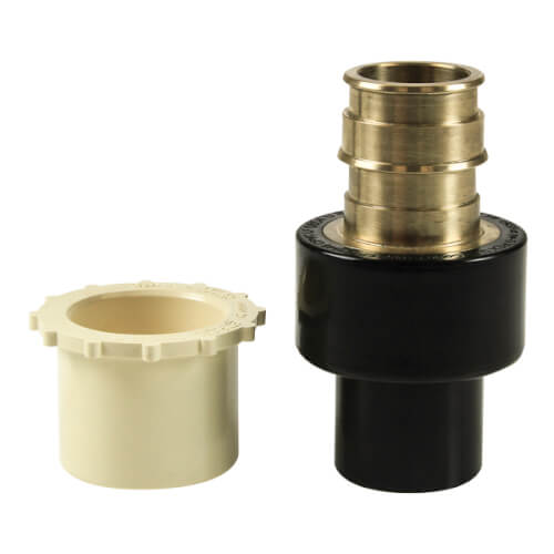 1-1/4" ProPEX x CPVC Spigot LF Brass Adapter Kit (IPS or CTS)