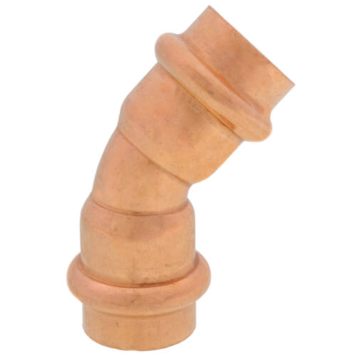 1/2" Press Copper 45-Degree Elbow
