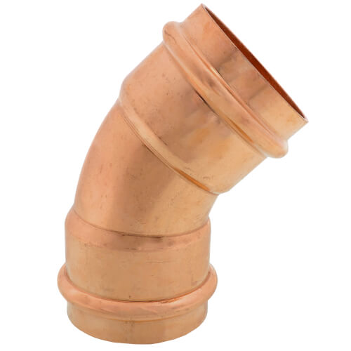 Main product image of 2" Press Copper 45-Degree Elbow