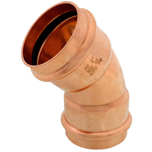 Main product image of 2" Press Copper 45-Degree Elbow