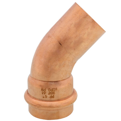 1" FTG x Press Copper 45-Degree Street Elbow