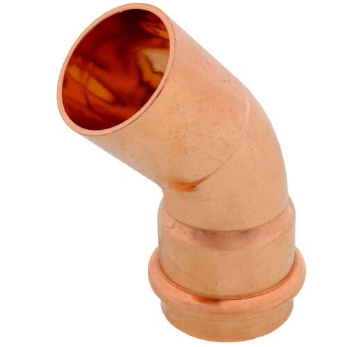 Main product image of 1-1/2" FTG x Press Copper 45-Degree Street Elbow