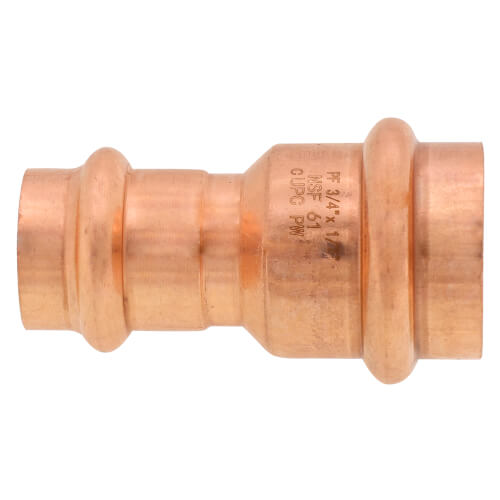 Main product image of 3/4" x 1/2" Press Copper Reducer Coupling