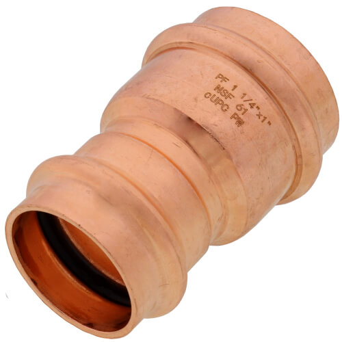 Main product image of 1-1/4" x 1" Press Copper Reducer Coupling