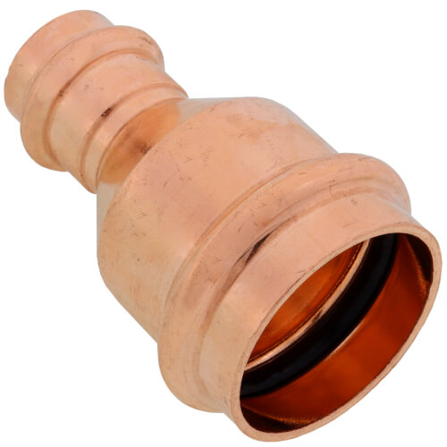 1-1/2" x 3/4" Press Copper Reducer Coupling