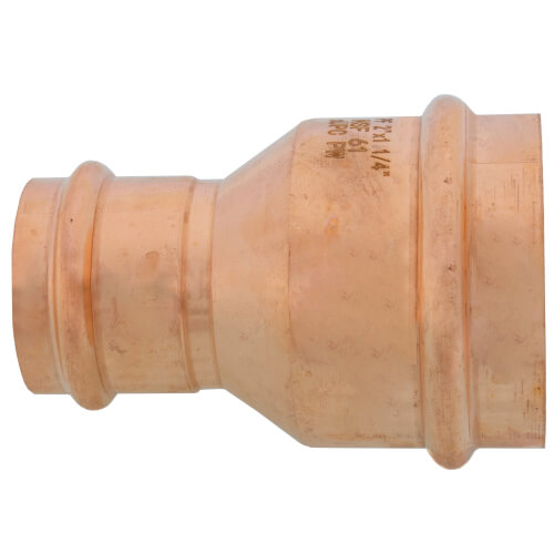 Main product image of 2" x 1-1/4" Press Copper Reducer Coupling