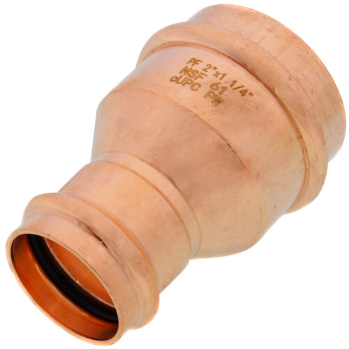 Main product image of 2" x 1-1/4" Press Copper Reducer Coupling