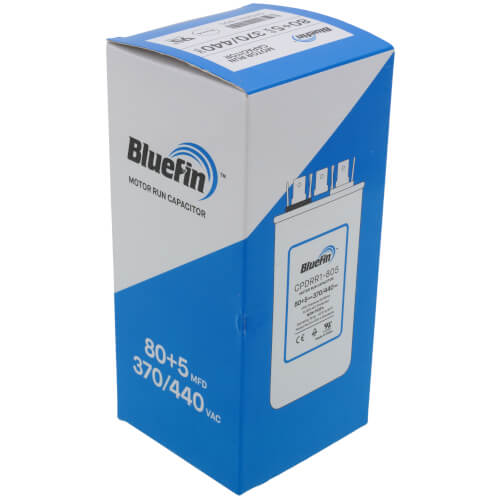 80/5 MFD Round Dual Motor Run Capacitor (440/370V)