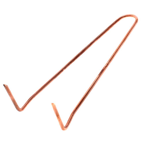 Main product image of 1/2" x 6" Copper Plated Pipe Hook