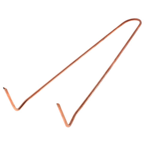 Main product image of 3/4" x 8" Copper Plated Pipe Hook
