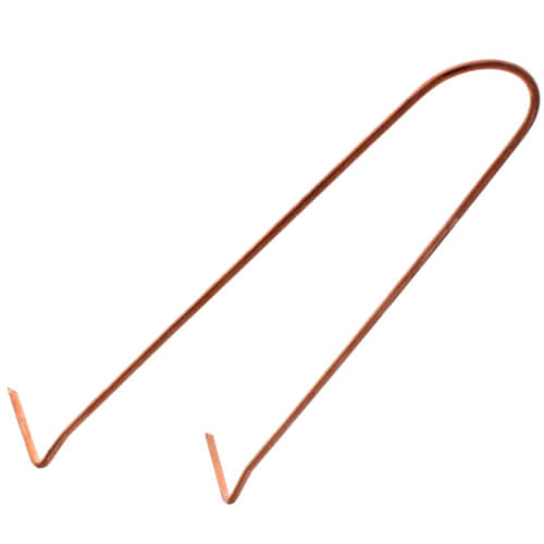 Main product image of 1-1/4" x 8" Copper Plated Pipe Hook