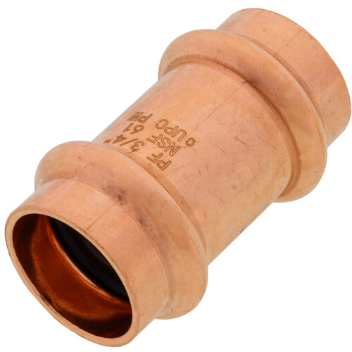 CPNC075 Bluefin CPNC075 3/4" Press Copper Coupling, NoStop