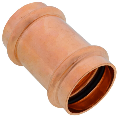 Main product image of 1-1/2" Press Copper Coupling, No-Stop