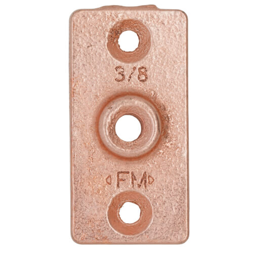 Main product image of 3/8" Copper Plated Ceiling Plate