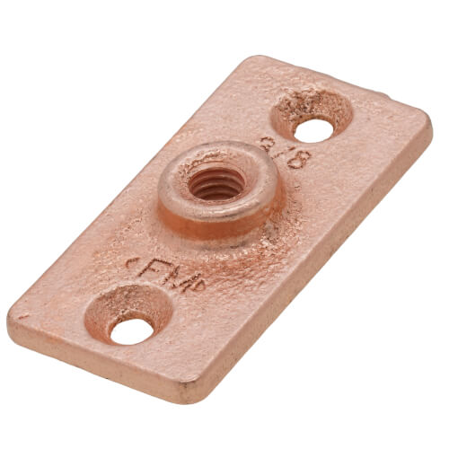 Main product image of 3/8" Copper Plated Ceiling Plate