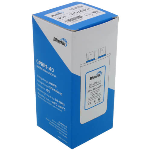 40 MFD Round Motor Run Capacitor (440/370V)