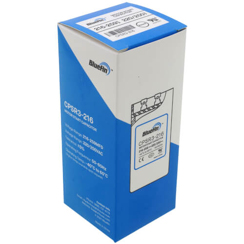 216 - 259 MFD Round Start Capacitor (220-250V)