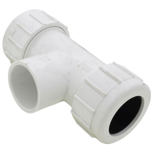 CPT1250S NDS CPT1250S 11/4" Slip PVC Compression Tee