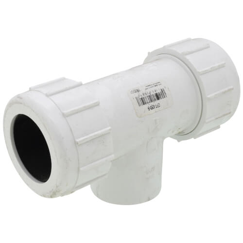 CPT1250S NDS CPT1250S 11/4" Slip PVC Compression Tee