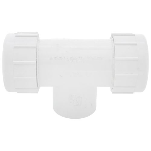 Main product image of 1-1/2" Threaded PVC Compression Tee