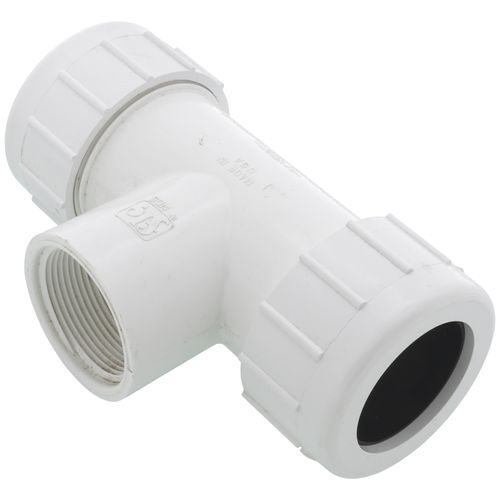 Main product image of 1-1/2" Threaded PVC Compression Tee