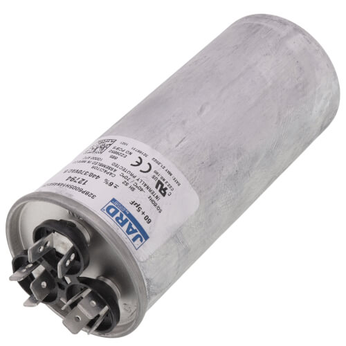 Main product image of 60/5 MFD Round Run Capacitor (440V)