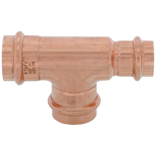 Main product image of 1" x 3/4" x 1" Press Copper Tee