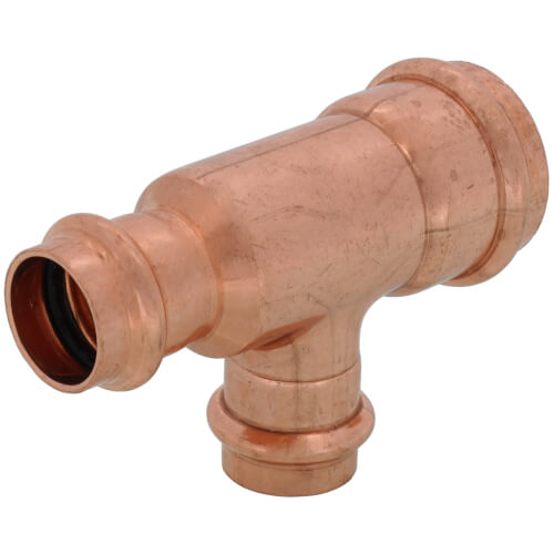 Main product image of 1-1/4" x 3/4" x 3/4" Press Copper Tee