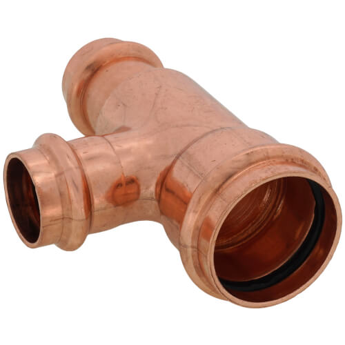 Main product image of 1-1/4" x 3/4" x 3/4" Press Copper Tee
