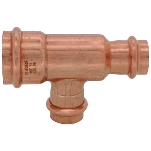 Main product image of 1-1/4" x 3/4" x 3/4" Press Copper Tee